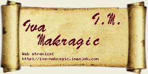 Iva Makragić vizit kartica